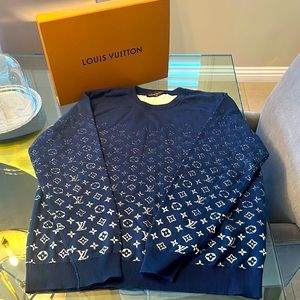 LV Designer sweater, size XL. Worn once and it mint condition